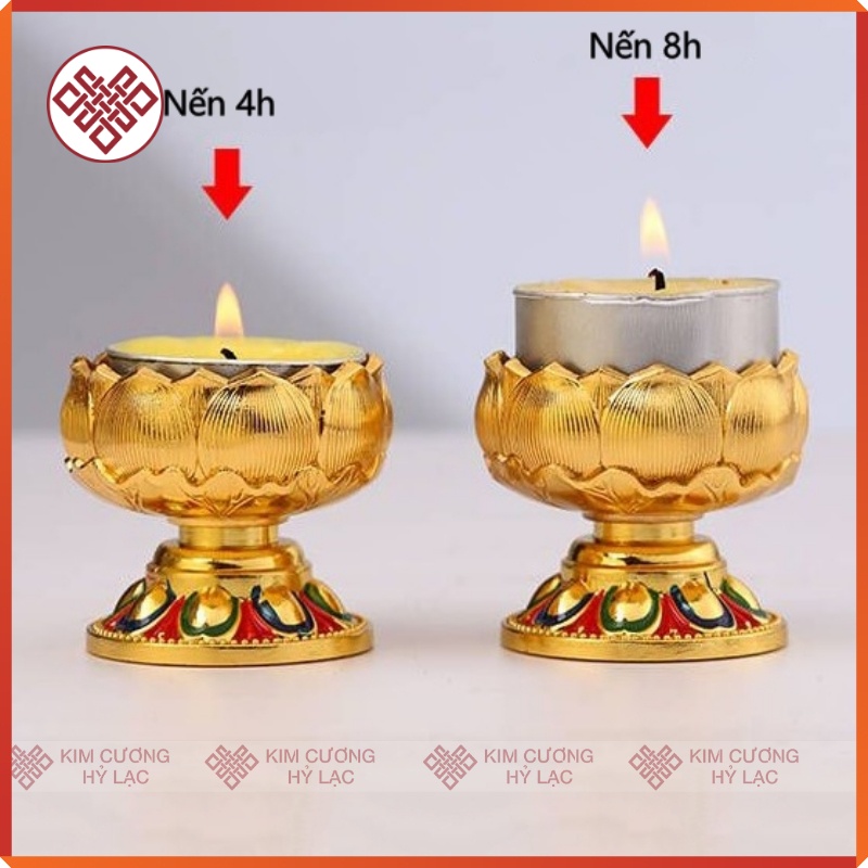 Chân Nến Cúng Phật Đồ Thờ Cúng Mật Tông [Kim Cương Hỷ Lạc] Mẫu Mới