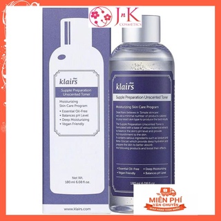 Nước Hoa Hồng Klairs Supple Preparation Facial Toner 180ml cho Da Nhạy Cảm GIÁ SHOCK