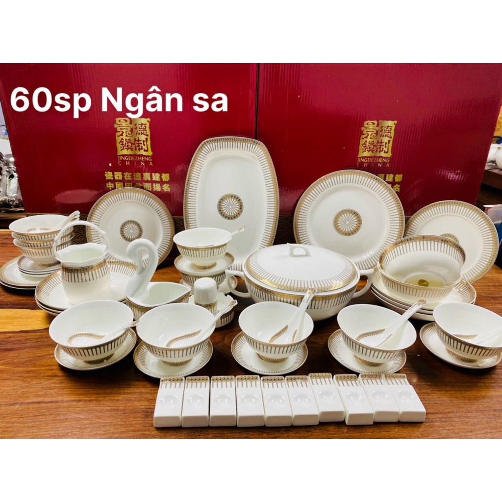 Bộ Bát Đĩa Cao Cấp. Set Bát Đĩa Cao Cấp Sứ Xương. Chén Đĩa Cao Cấp Sứ Xương. Bát Đĩa Đẹp