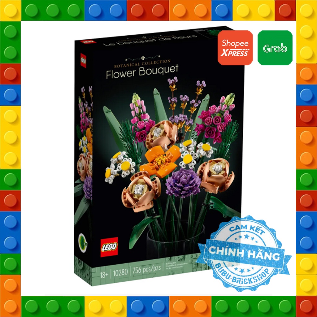 Lego Botanical Collection 10280 - Flower Bouquet - Bộ xếp hình Lego Bó hoa