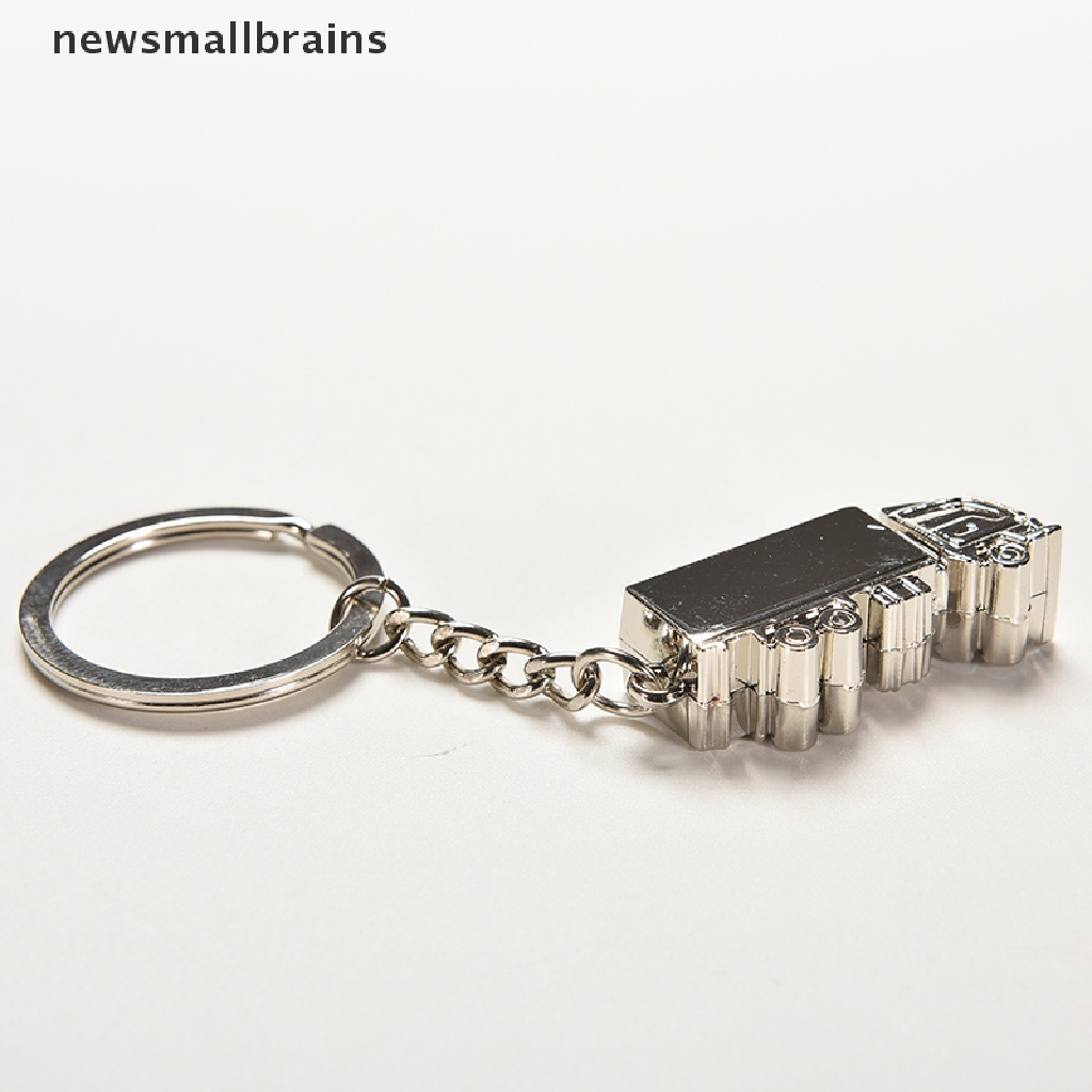 Móc khóa kim loại hình xe tải 3D độc đáo sáng tạo