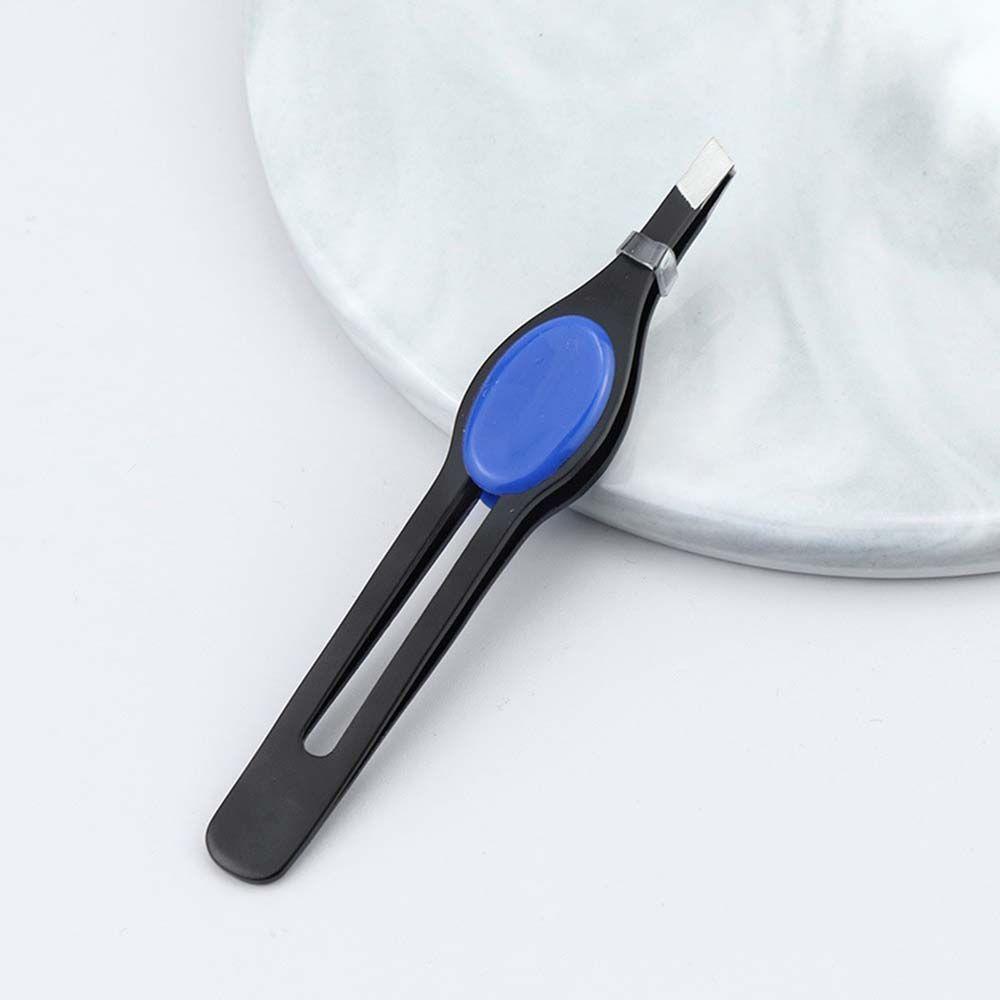 USNOW Nhíp Gắp Lông Mi Đầu Phẳng Bằng Cao Su Siêu Bền Tiện Dụng