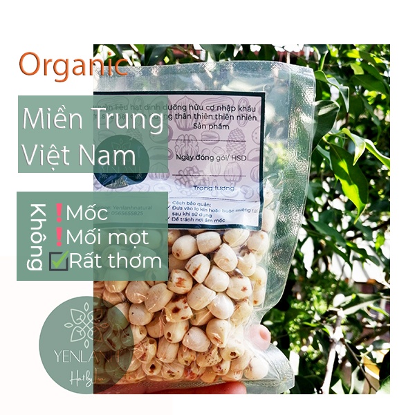 Hạt sen thơm sấy lạnh khô Việt 100gr-250gr-500gr Yenlanhnatural