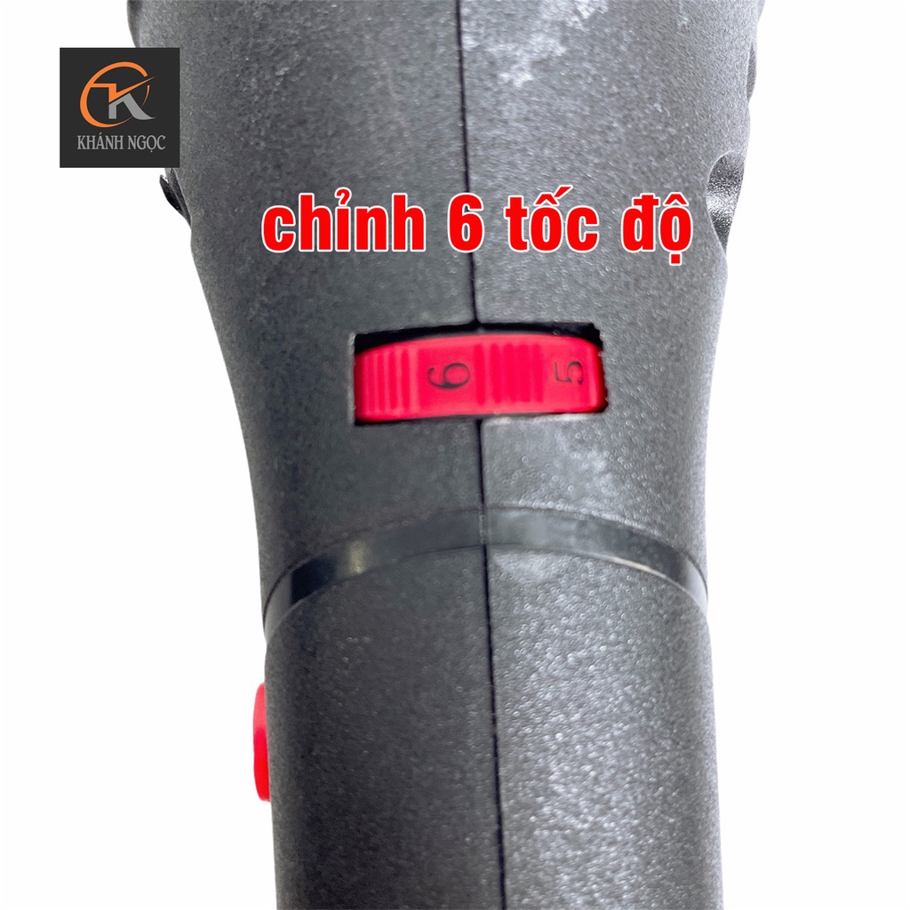 Máy cắt cầm tay, máy mài góc MAKUTE AG016-LV đuôi dài 6 tốc độ