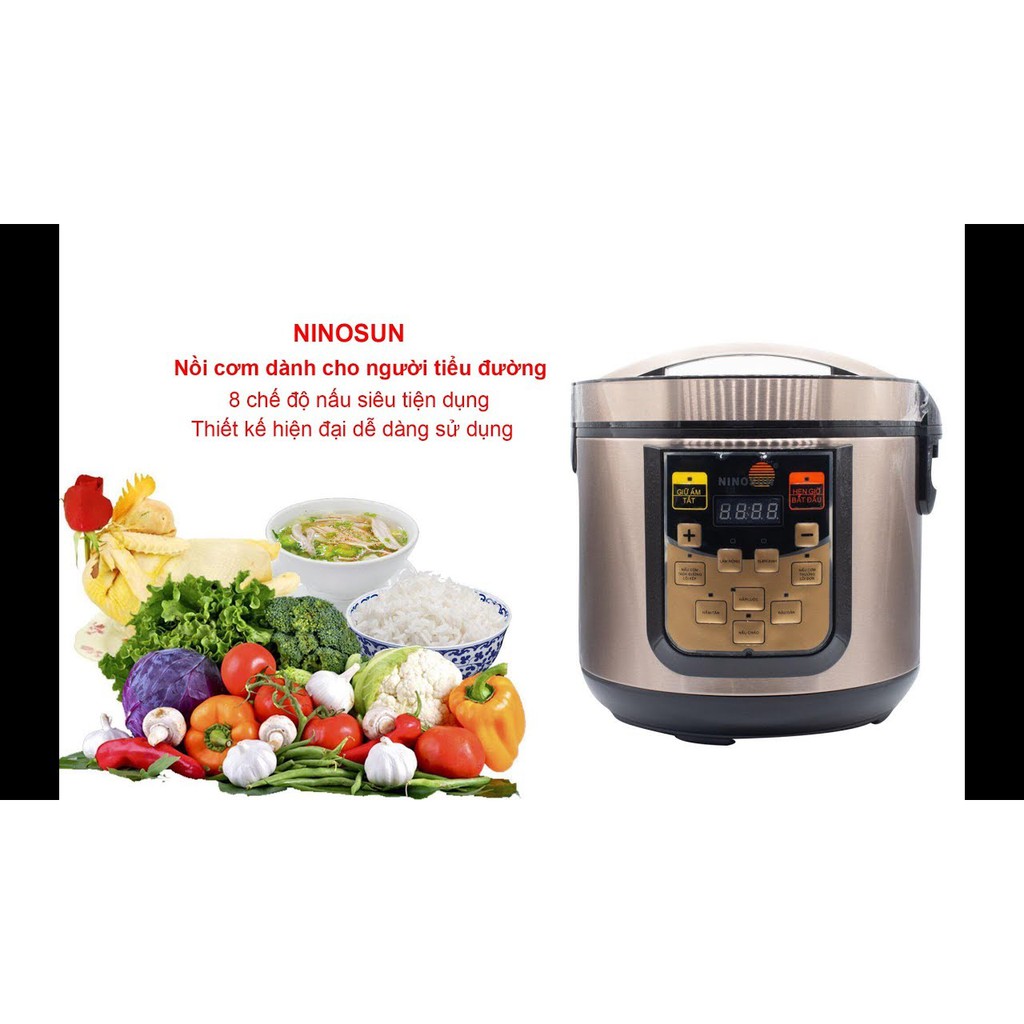 Nồi Cơm Điện Tách Đường Ninosun. NHẬP mã giảm giá CAME400 giảm giá 400k | BigBuy360 - bigbuy360.vn