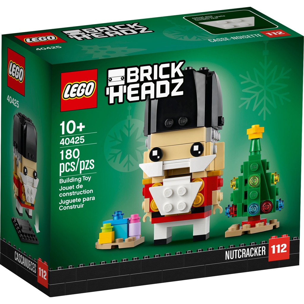 Lego 40425 Brick Headz Nutcracker - Chú lính kẹp hạt dẻ