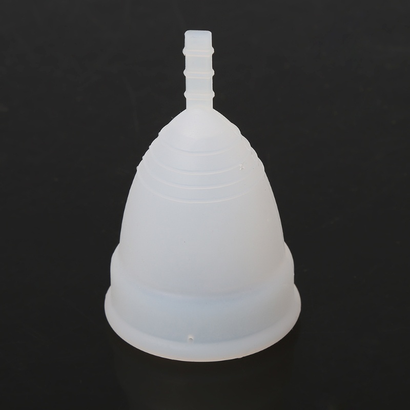 Cốc nguyệt san bằng silicon mềm 10MK size L/S hàng mới có thể tái sử dụng cho nữ