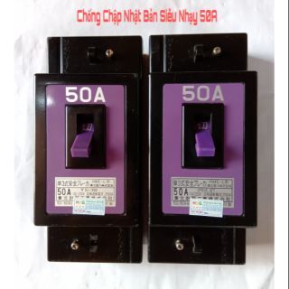 Aptomat chống chập nhật nhạy 50a lắp gia đình 220v