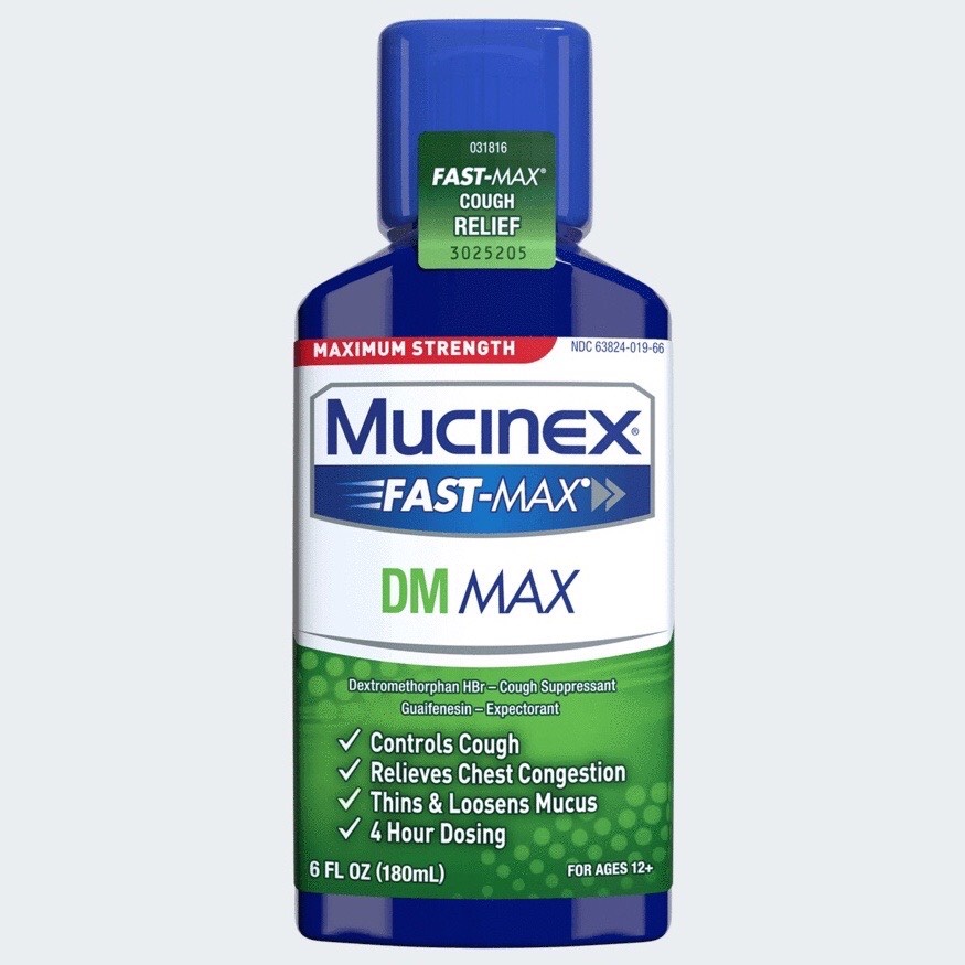 [DATE 5/2022] Siro Mucinex Fast-Max DM MAX 180ML ( Giống Dayquil Nyquil )