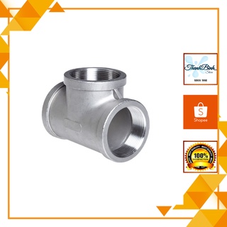 Tê ren trong inox/ tê ren phi 21/ d15 inox 304- độ bền cao