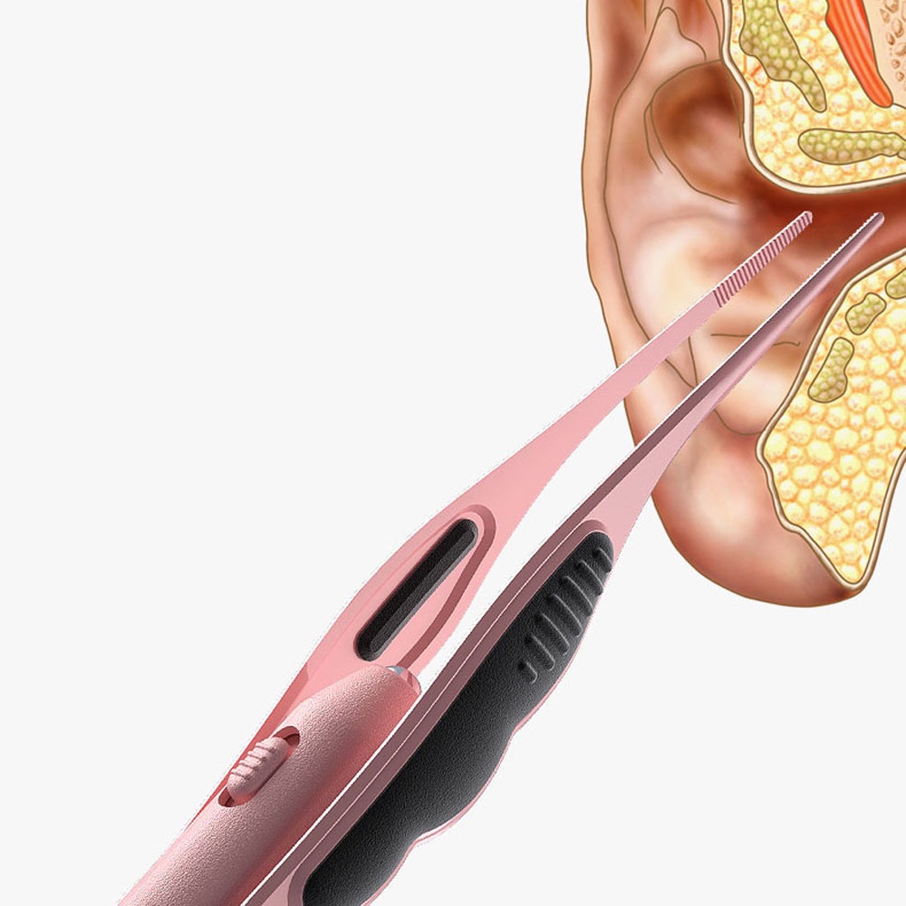[Hàng mới về] Nhíp vệ sinh tai bằng thép không gỉ có thể tái sử dụng tiện lợi