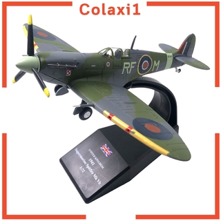 [COLAXI1] 2pcs 1:72 Spitfire Fighter British Air Force Plane Military Aviation Aircraft