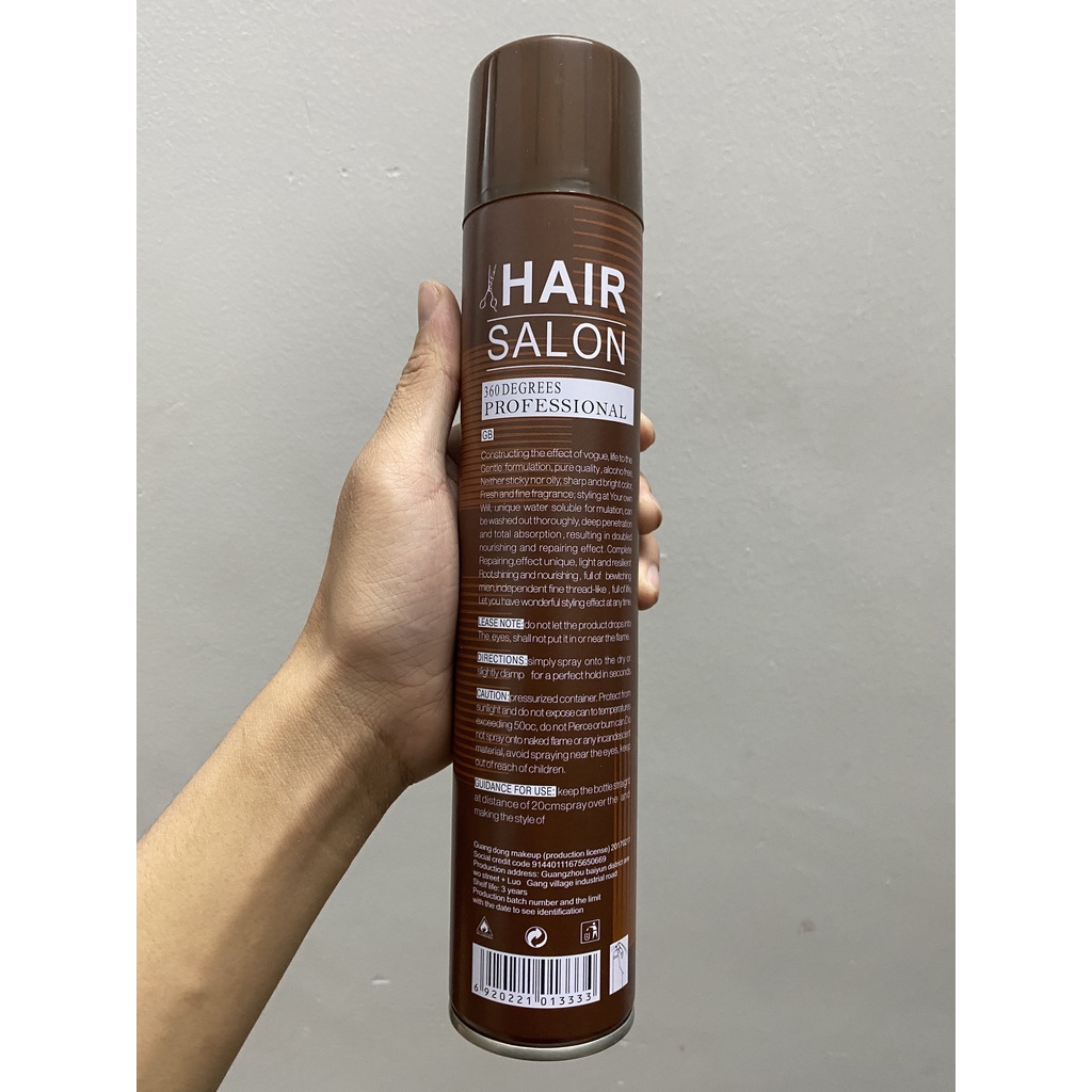 GÔM XỊT TÓC HAIR SALON BABER LOẠI MỚI 420ML