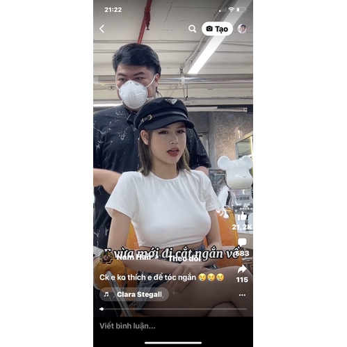 Mũ cappi nồi đai chữ Prada