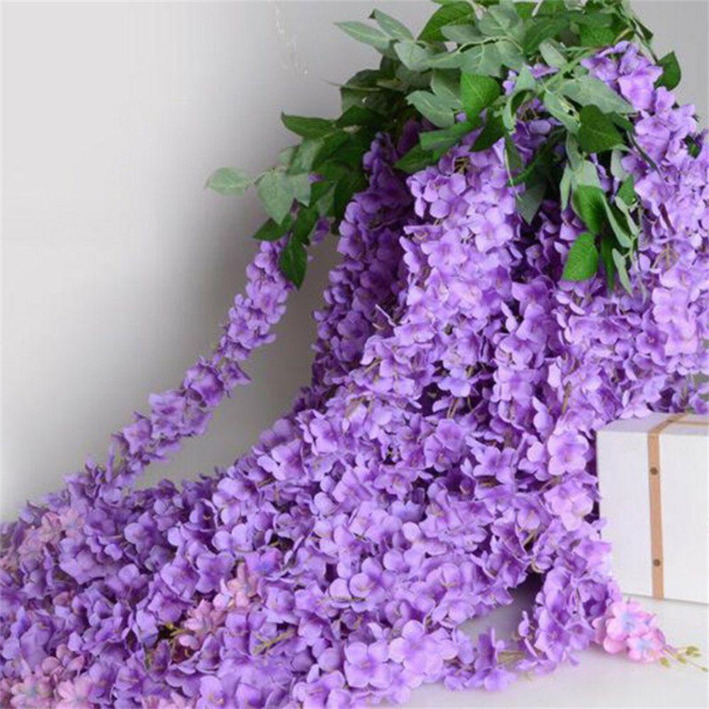 SUENIN Vòng Hoa Cẩm Tú Cầu Lụa Nhân Tạo Treo Tường Trang Trí Nhà Cửa