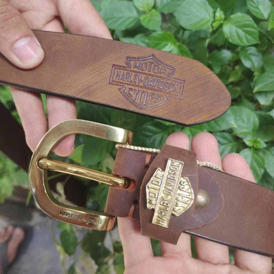 Thắt Lưng Nam Dây Nịt Nam Da Bò  Nguyên Tấm Kết Hợp Khóa Đồng Bảo Hành 1 Năm