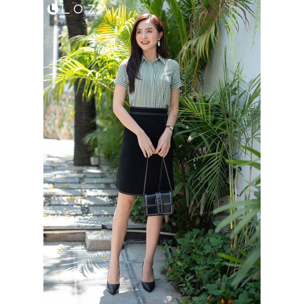 Chân váy đen dáng chữ A-LOZA PC4002DE | BigBuy360 - bigbuy360.vn