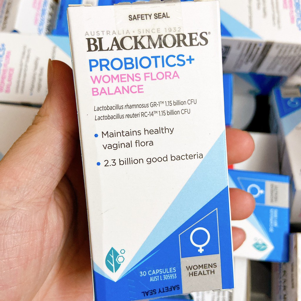 Men Vi Sinh phụ nữ probiotic for women flora 30 - Viên cân bằng lợi khuẩn - Blackmores Probiotics+ Womens Flora Balance