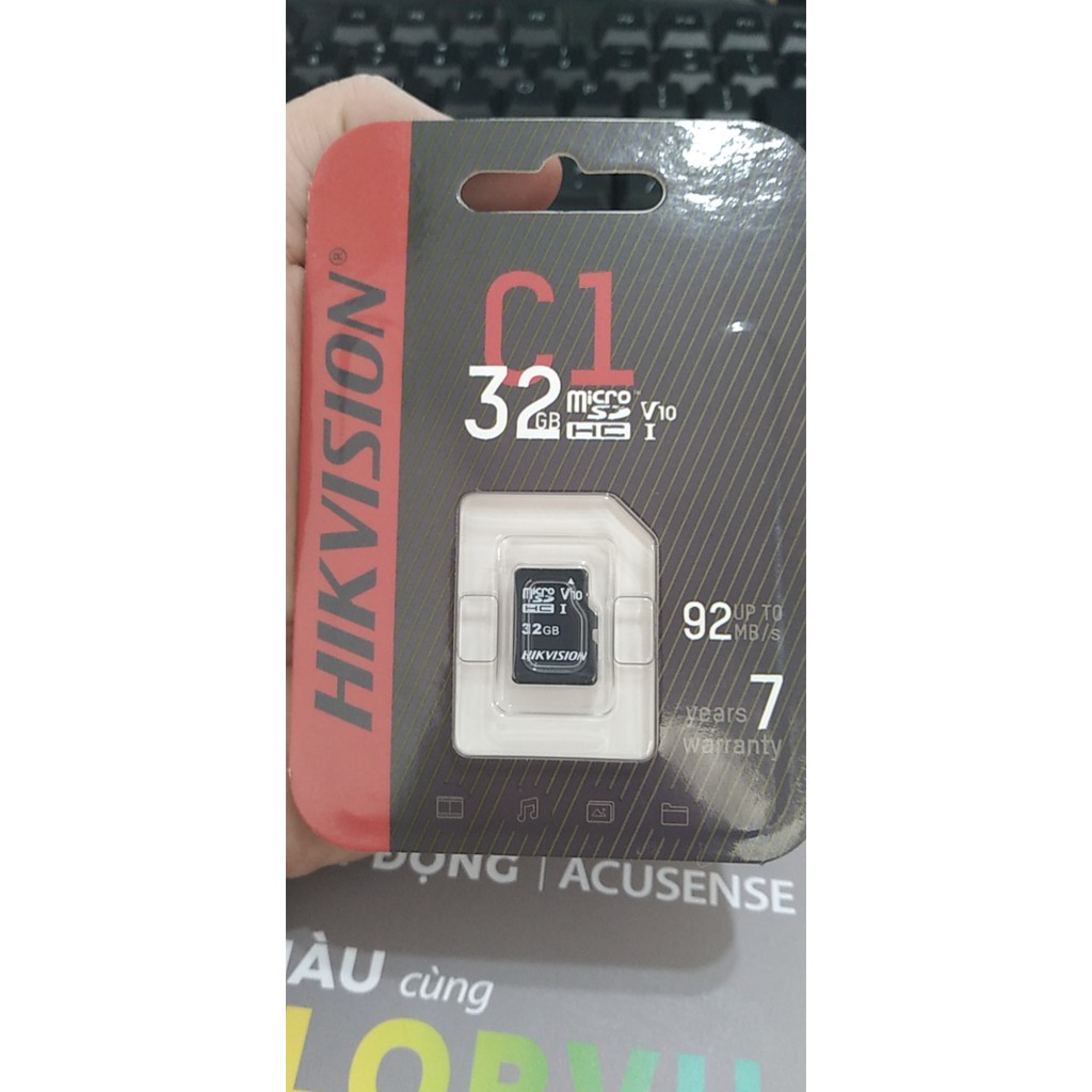 Thẻ nhớ Hikvision 32G 32GB Micro SD, chuyên dụng cho camera, máy ảnh, điện thoại (Hàng chính hãng 5 năm Hikvision VN)