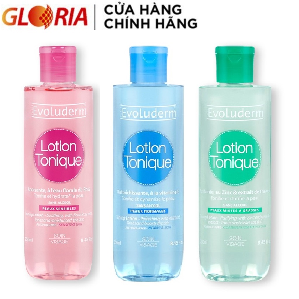 Nước Hoa Hồng Evoluderm Se Khít Lỗ Chân Lông, Dưỡng Ẩm Và Làm Sạch 250ml