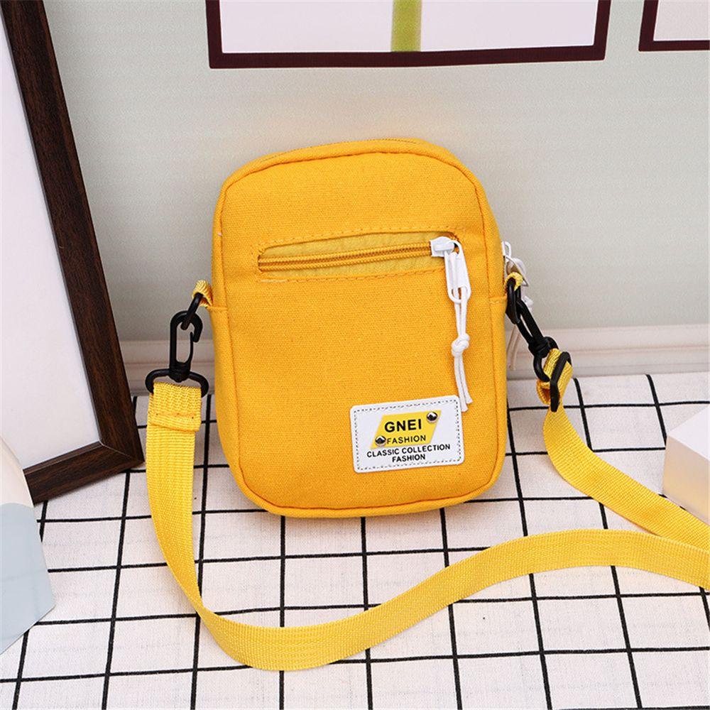 Túi Tote Nhỏ Đeo Vai Chất Liệu Canvas Dễ Thương Cho Nữ