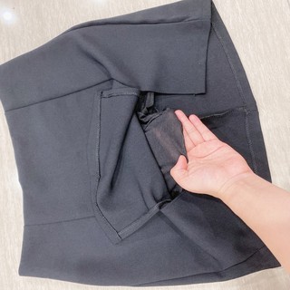 Chân Váy Cạp Cao Xẻ Tà 2 Bên 406