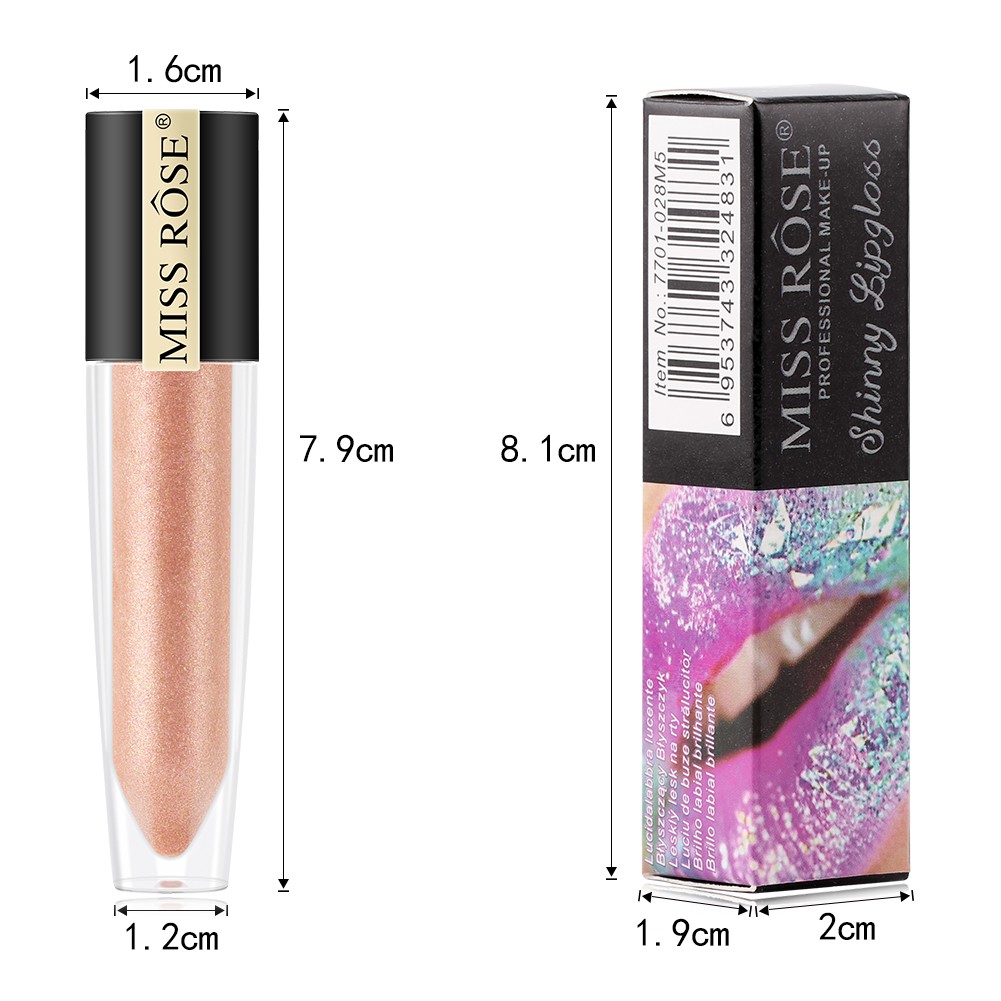 Son kem lì Crystal Pearly-lustre Lip Stick Long-lasting Lip Gloss Beauty Cosmetics Make Up | BigBuy360 - bigbuy360.vn