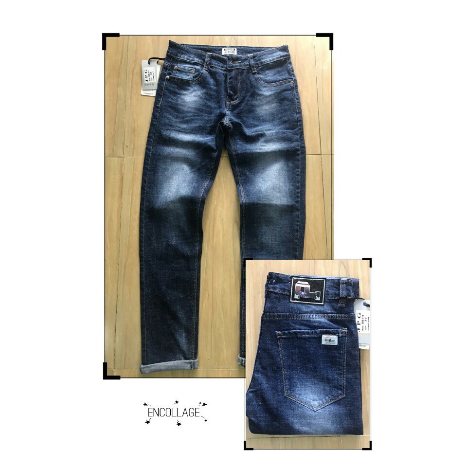 QUẦN DÀI JEAN NAM CAO CẤP CO DÃN ống côn size 27 đến 34 - JT02