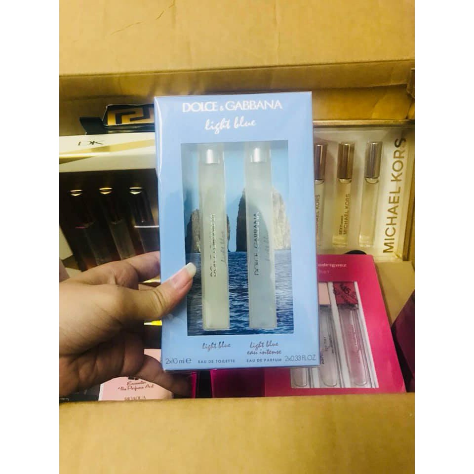 Set nước hoa D&G Light Blue 2X10ml Fullbox | Thế Giới Skin Care