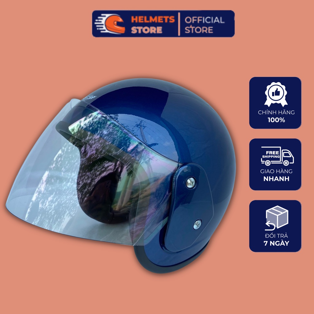 Mũ bảo hiểm trùm 3/4 đầu BKtec, nón bảo hiểm BK19 cao cấp hàng chính hãng giá siêu sốc