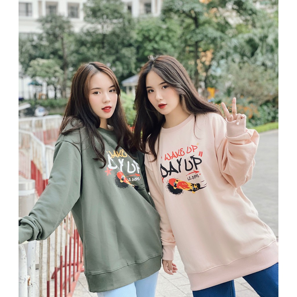 Áo khoác nhẹ màu hồng - Sweater ván trượt | BigBuy360 - bigbuy360.vn