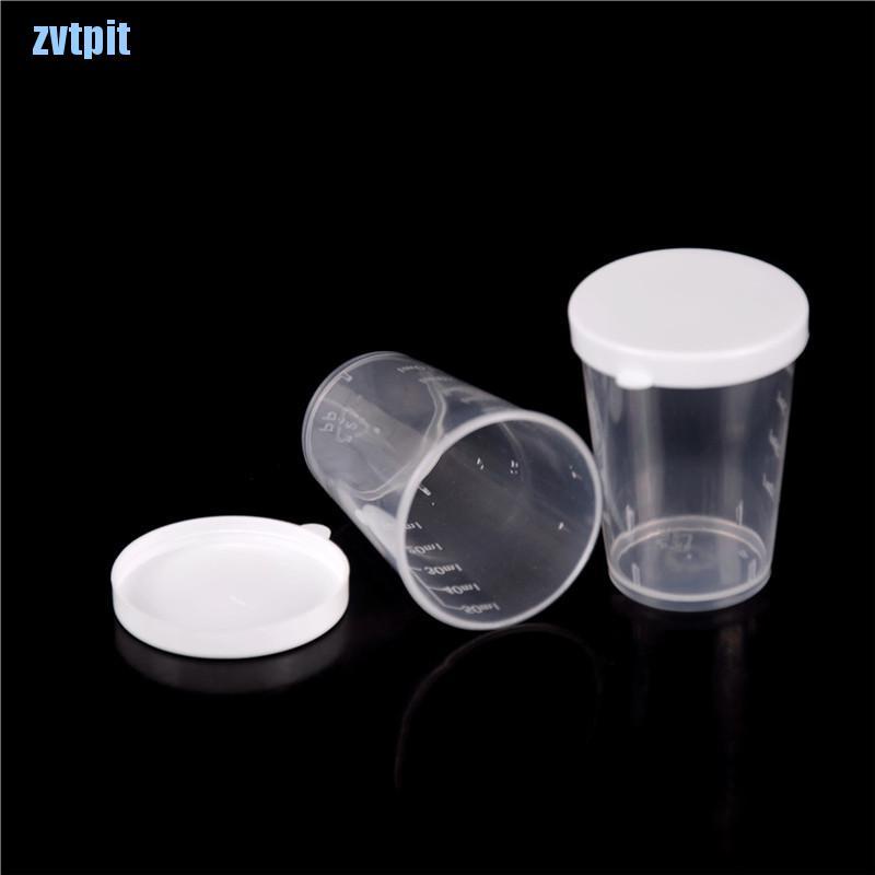 Set 10 Cốc Đong Dung Tích 50ml Có Nắp Đậy Tiện Dụng