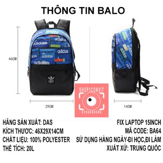 Balo laptop họa tiết