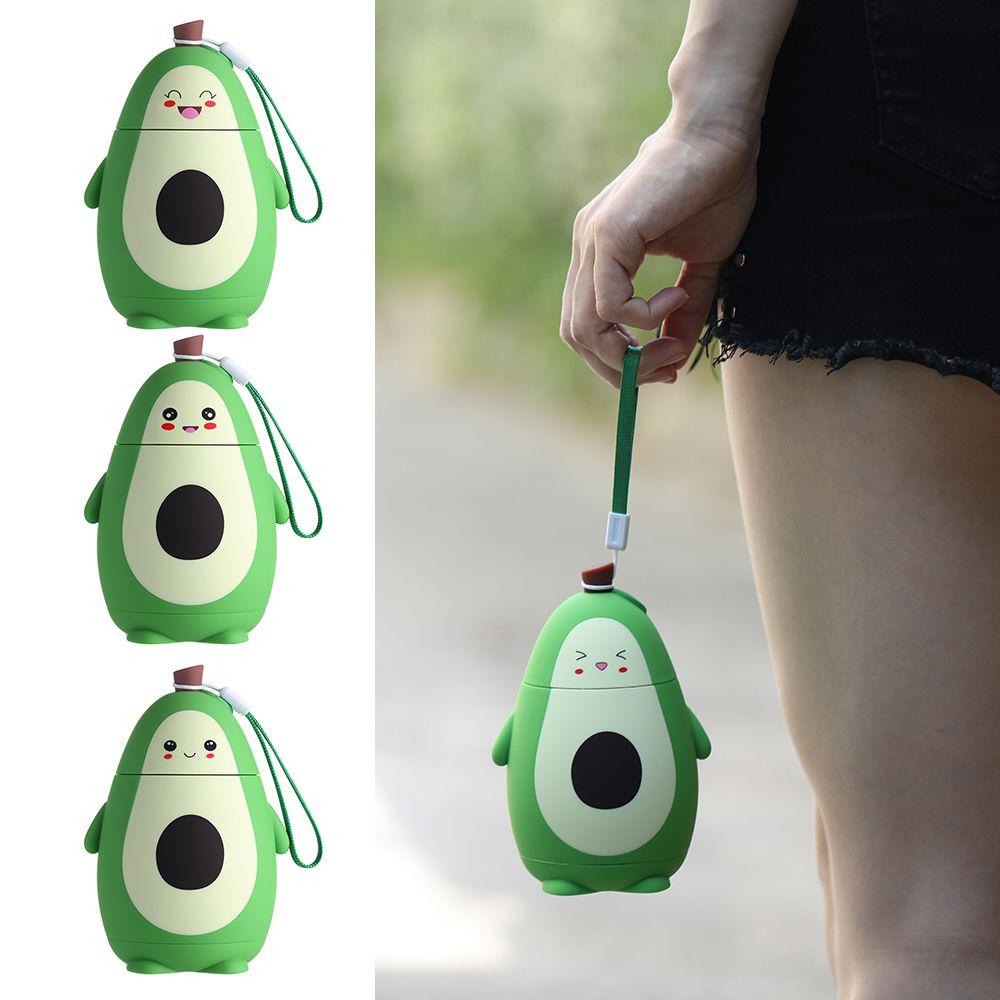 WONDER Bình Nước Hai Lớp Họa Tiết Quả Bơ Hoạt Hình Dung Tích 280ML