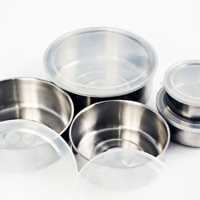 Set 5 hộp inox đựng thực phẩm