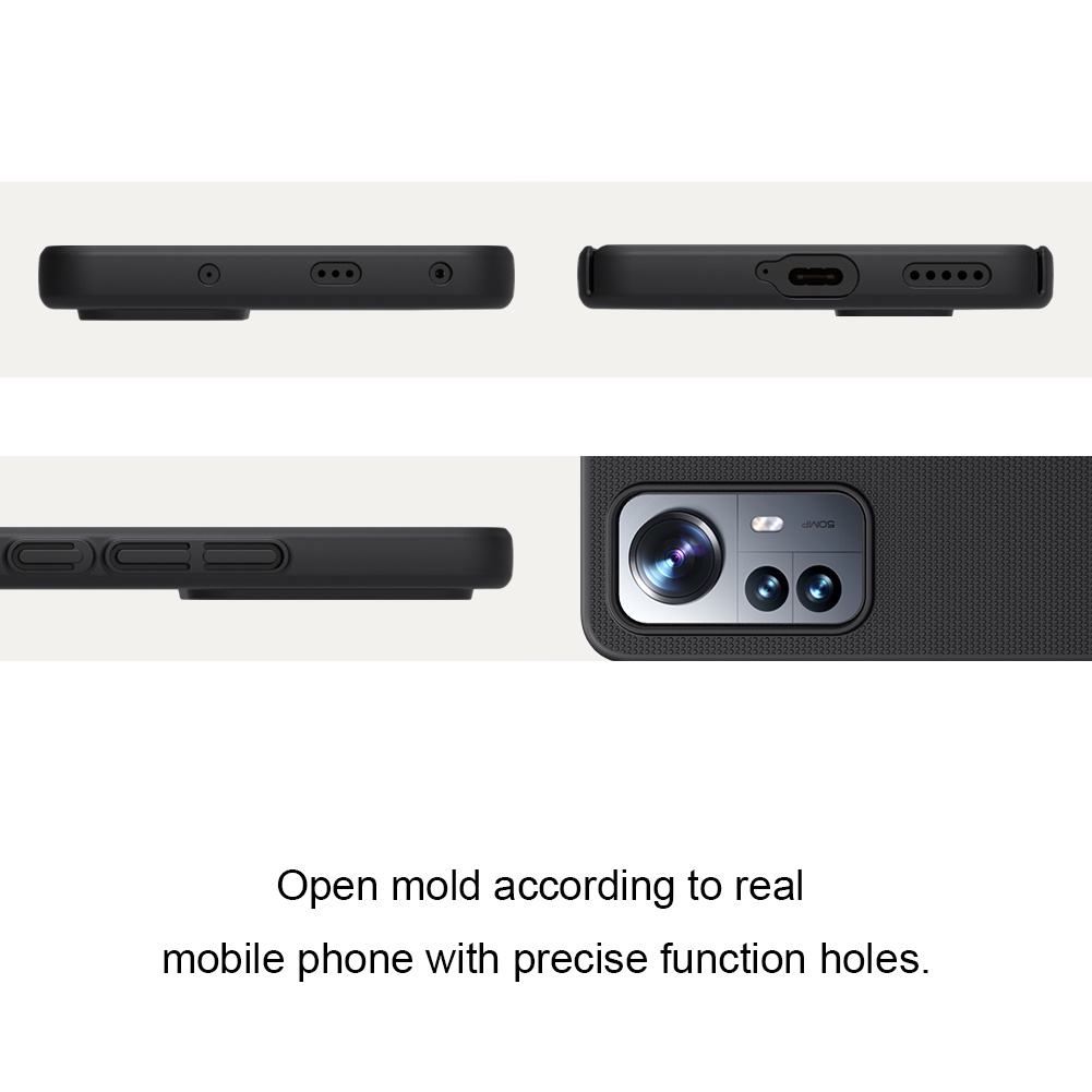 Ốp điện thoại NILLKIN PC cứng siêu mỏng nhám chống sốc chống bám dấu vân tay cho Xiaomi Mi 12 Lite