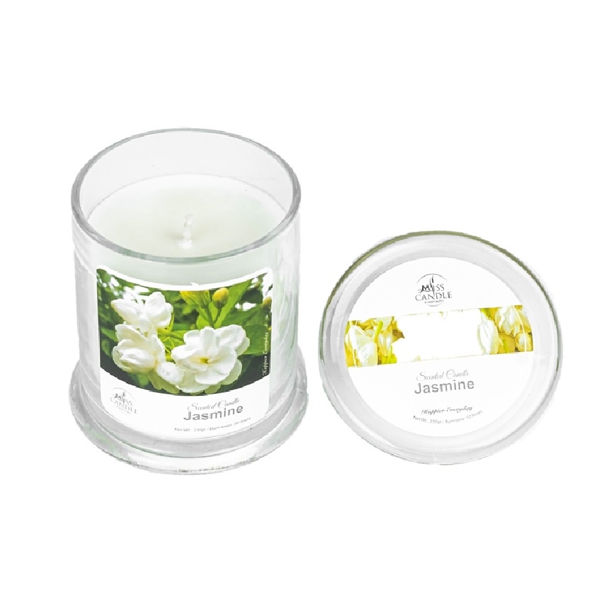 Nến thơm hũ Miss Candle NQM3414 Jasmine (Hương hoa nhài)