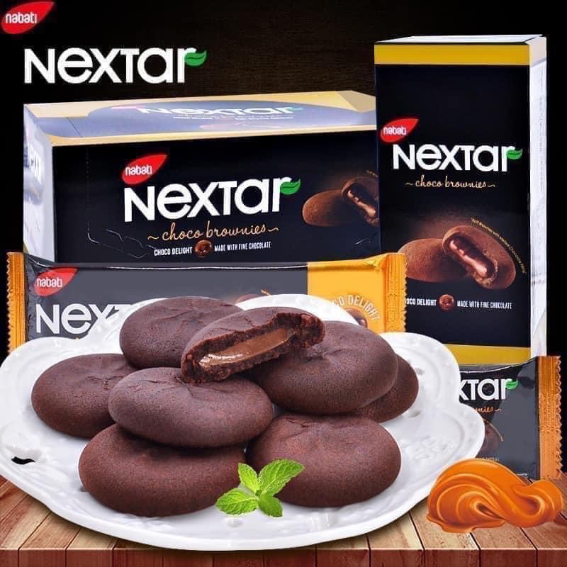 BÁNH NEXTAR Socola Hộp Móp bên ngoài