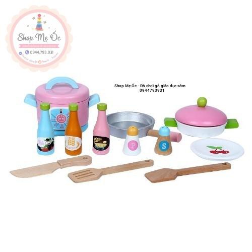 (Hàng có sẵn) Đồ Chơi Gỗ - Nhà Bếp Kiểu Nhật Japanese Kitchen cao cấp