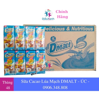 [ Combo 24 Hộp ] DMALT - Sữa Cacao Lúa Mạch DMALT 180ml - Vị Socola