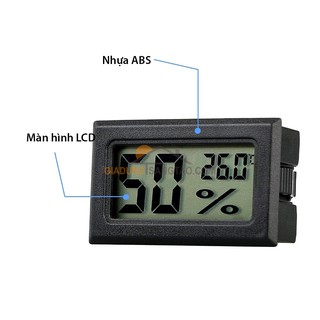 ĐỒNG HỒ ĐO NHIỆT ĐỘ ĐỘ ẨM MINI HY-11