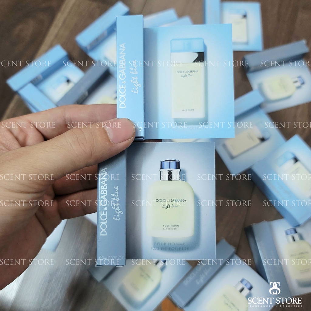 Scentstorevn - Vial chính hãng nước hoa D&amp;G Light Blue Pour homme Man, Women [0.8ml]