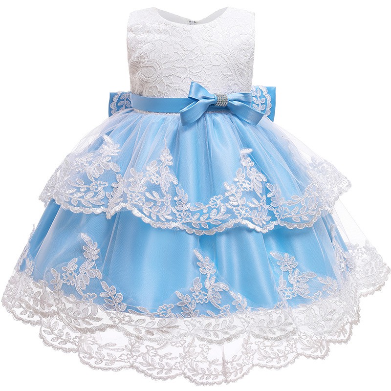 kids clothing baby girl party dress girls dress floral princess party birthday kid girls dresses children girl party wear western dress
