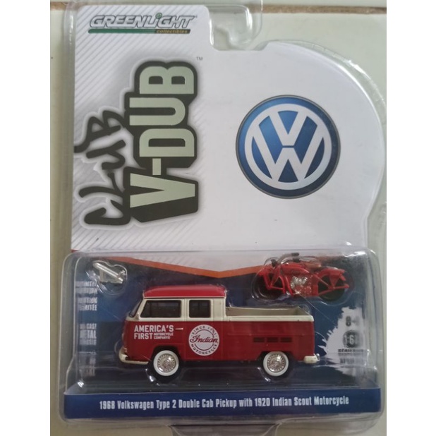 greenlight V-dub:1968 Volkswagen type 2 double car