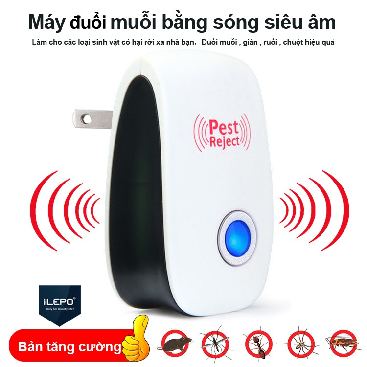 Máy Đuổi Muỗi Bằng Sóng Siêu Âm An Toàn Vô Hại Với Con Người Và Thú Cưng M123 máy diệt muỗi