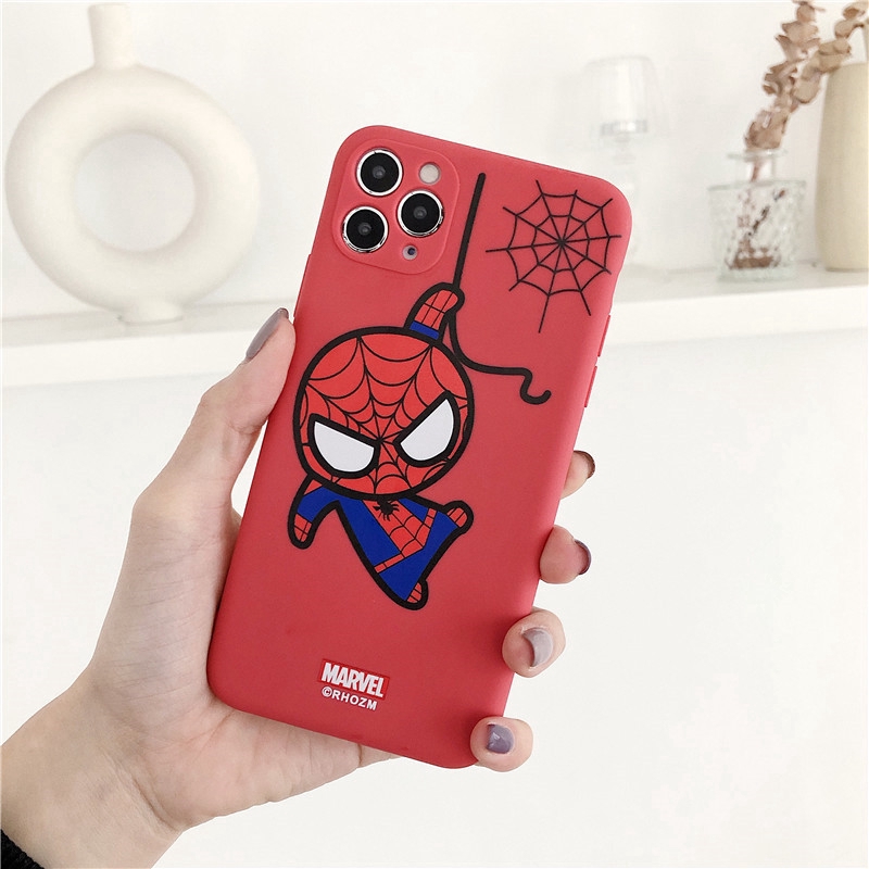 Ốp Điện Thoại Tpu In Hình Người Nhện Cho Iphone 11 Pro Max Xs Max Xr X Iphone 7 Plus 8