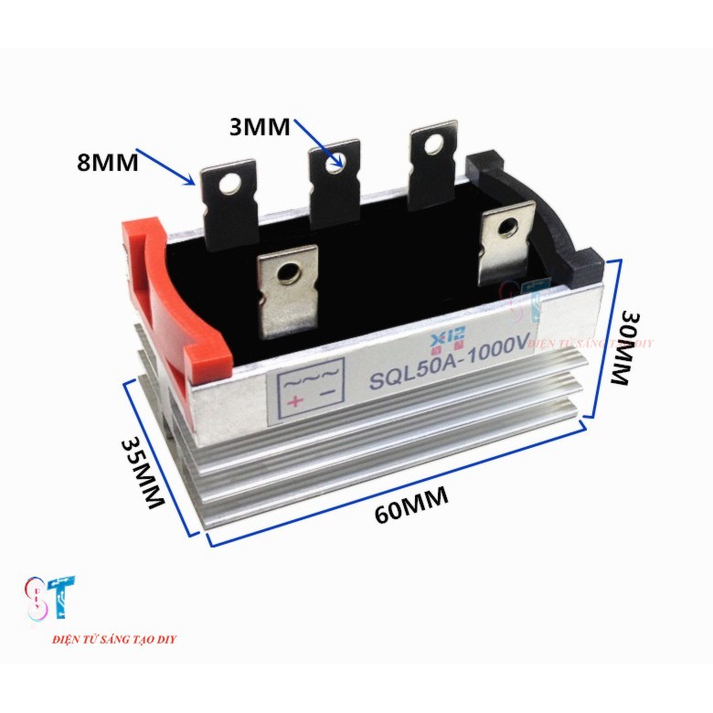 DIODE CẦU 3 PHA 50A SQL50A1000V