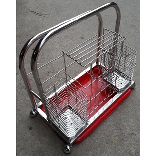 Kệ để dao thớt đũa inox xịn