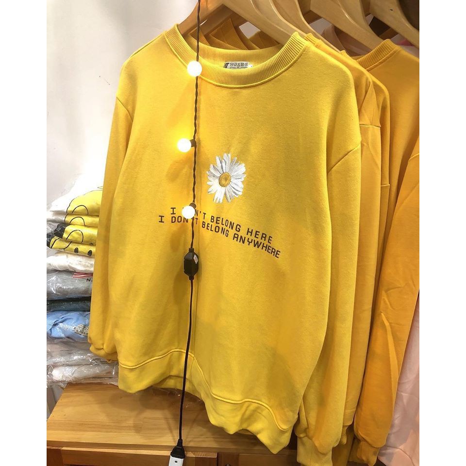 Áo Sweater - Hoodie Nỉ Daisy Unisex