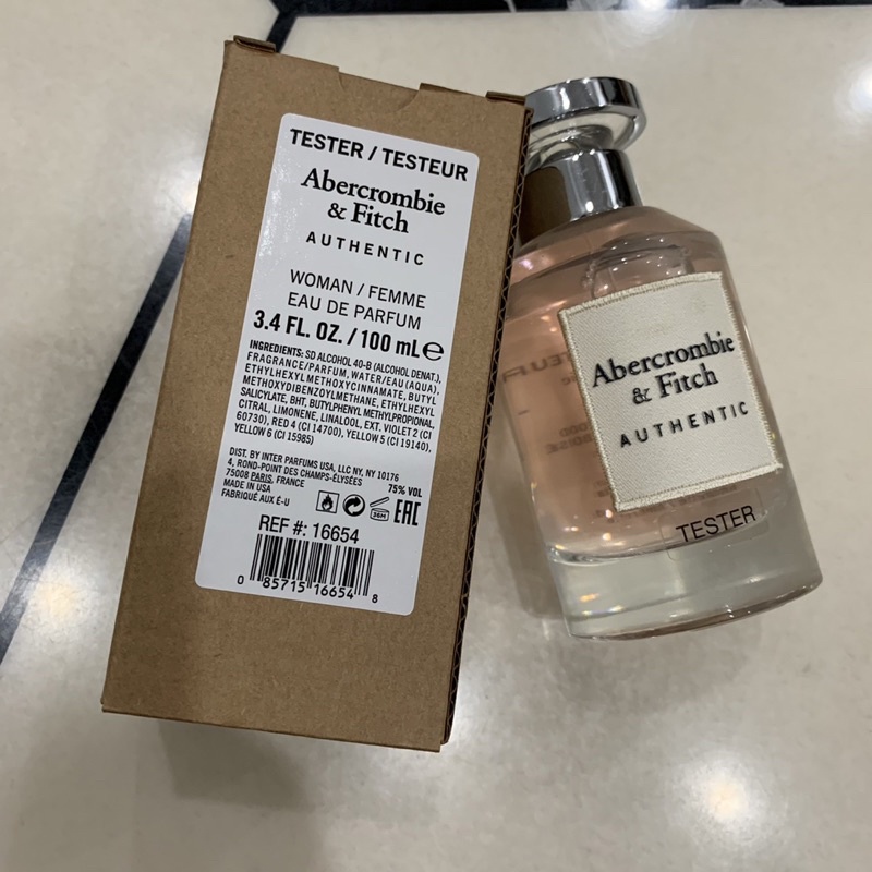 Nước hoa nữ Tester A&F Authentic Women 100ml (hộp như hình)